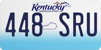 KY license plate 448SRU