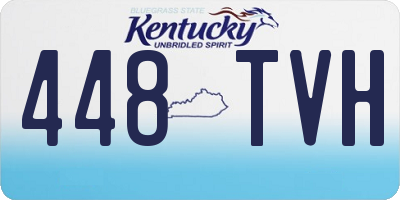 KY license plate 448TVH