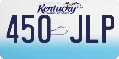 KY license plate 450JLP