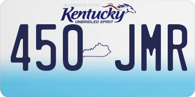 KY license plate 450JMR