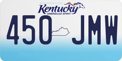 KY license plate 450JMW