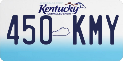KY license plate 450KMY