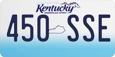 KY license plate 450SSE