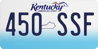 KY license plate 450SSF