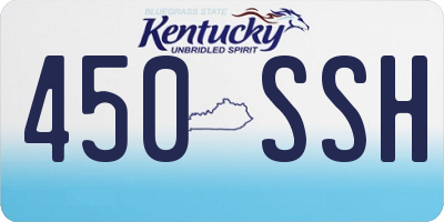 KY license plate 450SSH