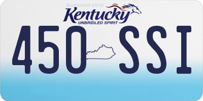 KY license plate 450SSI