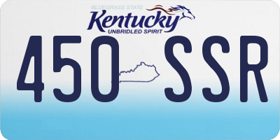 KY license plate 450SSR