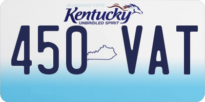 KY license plate 450VAT
