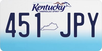 KY license plate 451JPY