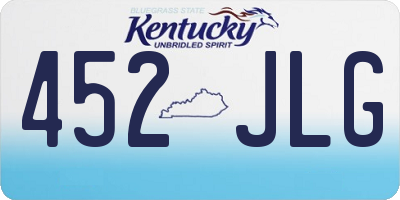 KY license plate 452JLG