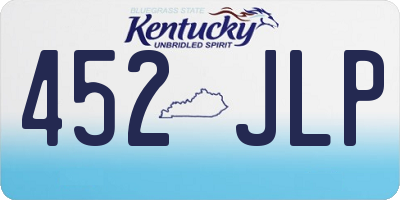 KY license plate 452JLP