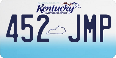 KY license plate 452JMP