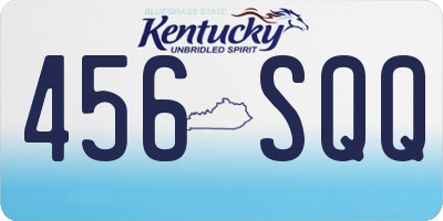 KY license plate 456SQQ