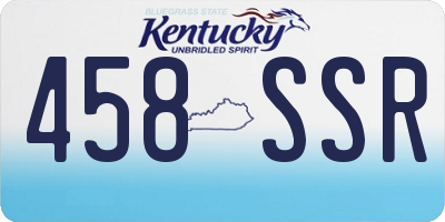 KY license plate 458SSR