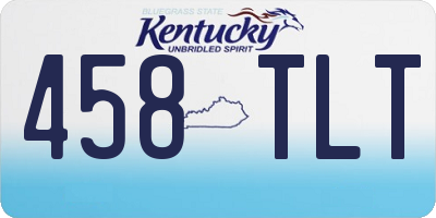 KY license plate 458TLT