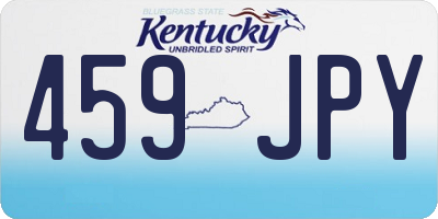 KY license plate 459JPY