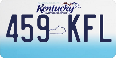 KY license plate 459KFL