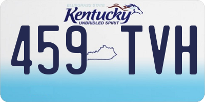 KY license plate 459TVH