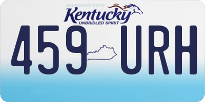 KY license plate 459URH