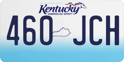 KY license plate 460JCH