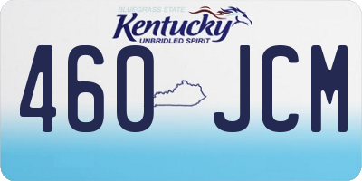 KY license plate 460JCM