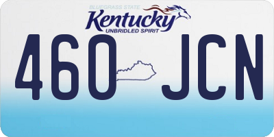 KY license plate 460JCN