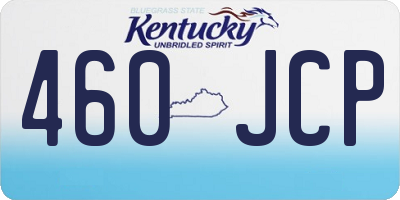 KY license plate 460JCP