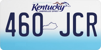 KY license plate 460JCR