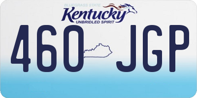 KY license plate 460JGP