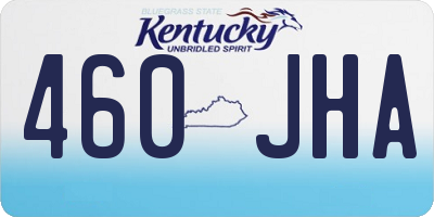 KY license plate 460JHA