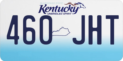 KY license plate 460JHT