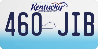 KY license plate 460JIB