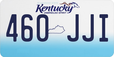 KY license plate 460JJI