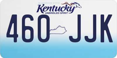 KY license plate 460JJK