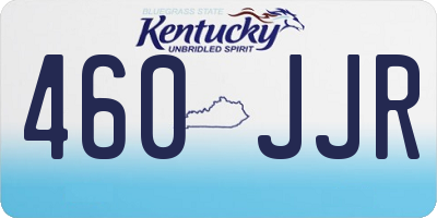 KY license plate 460JJR