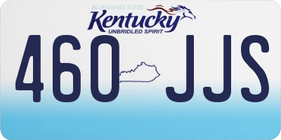 KY license plate 460JJS