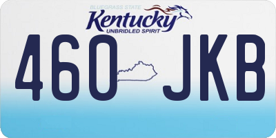 KY license plate 460JKB