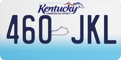 KY license plate 460JKL