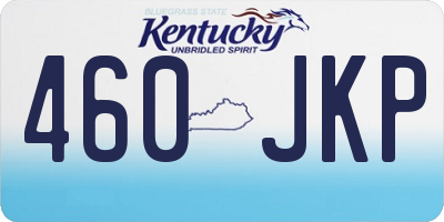 KY license plate 460JKP