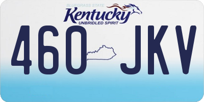 KY license plate 460JKV