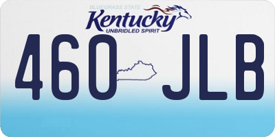 KY license plate 460JLB