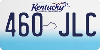 KY license plate 460JLC