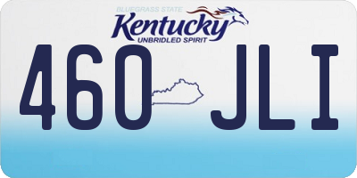 KY license plate 460JLI