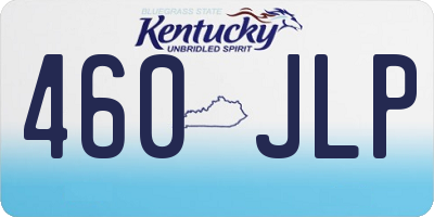 KY license plate 460JLP