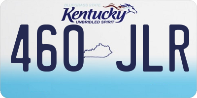 KY license plate 460JLR