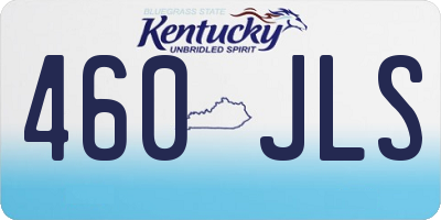 KY license plate 460JLS