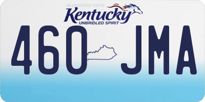 KY license plate 460JMA
