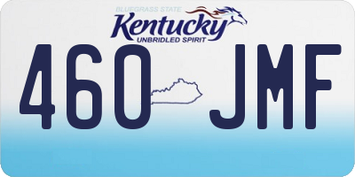KY license plate 460JMF