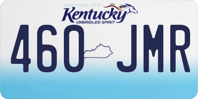 KY license plate 460JMR
