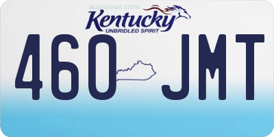 KY license plate 460JMT